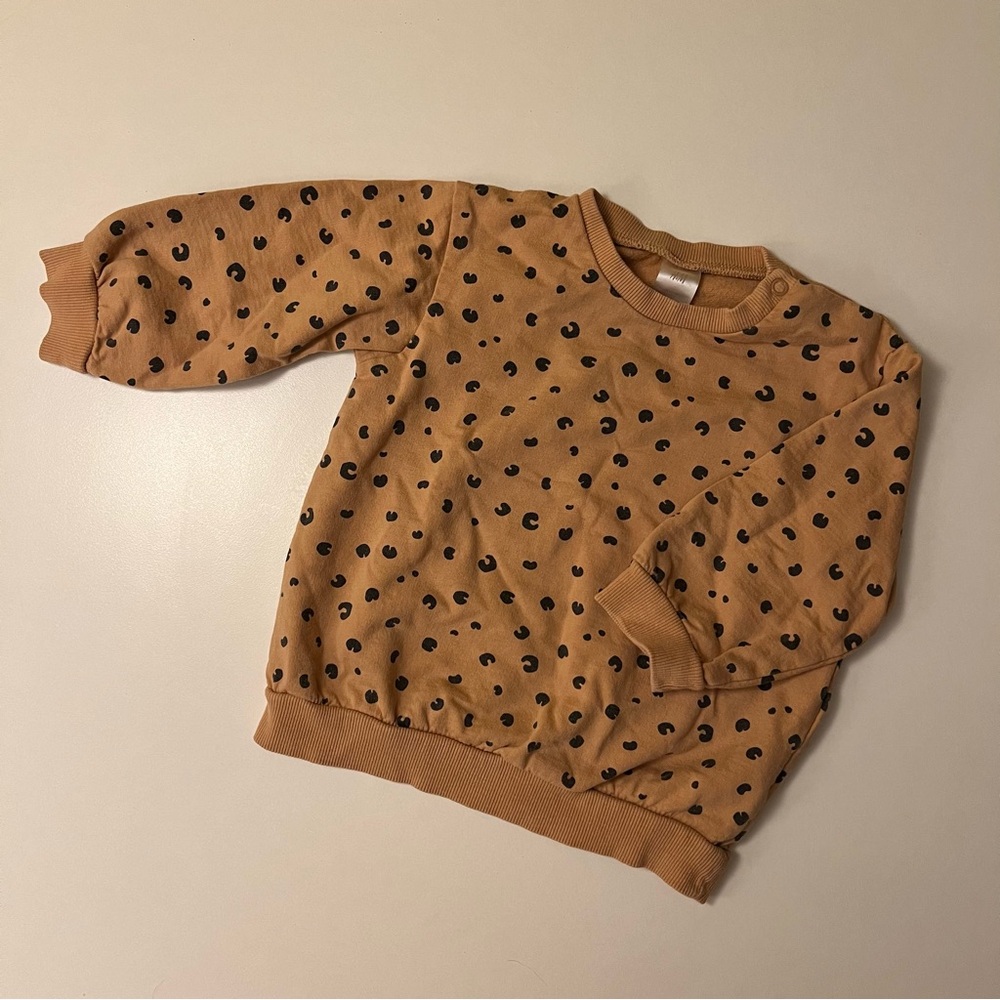 H&M Leopard Print Sweatshirt